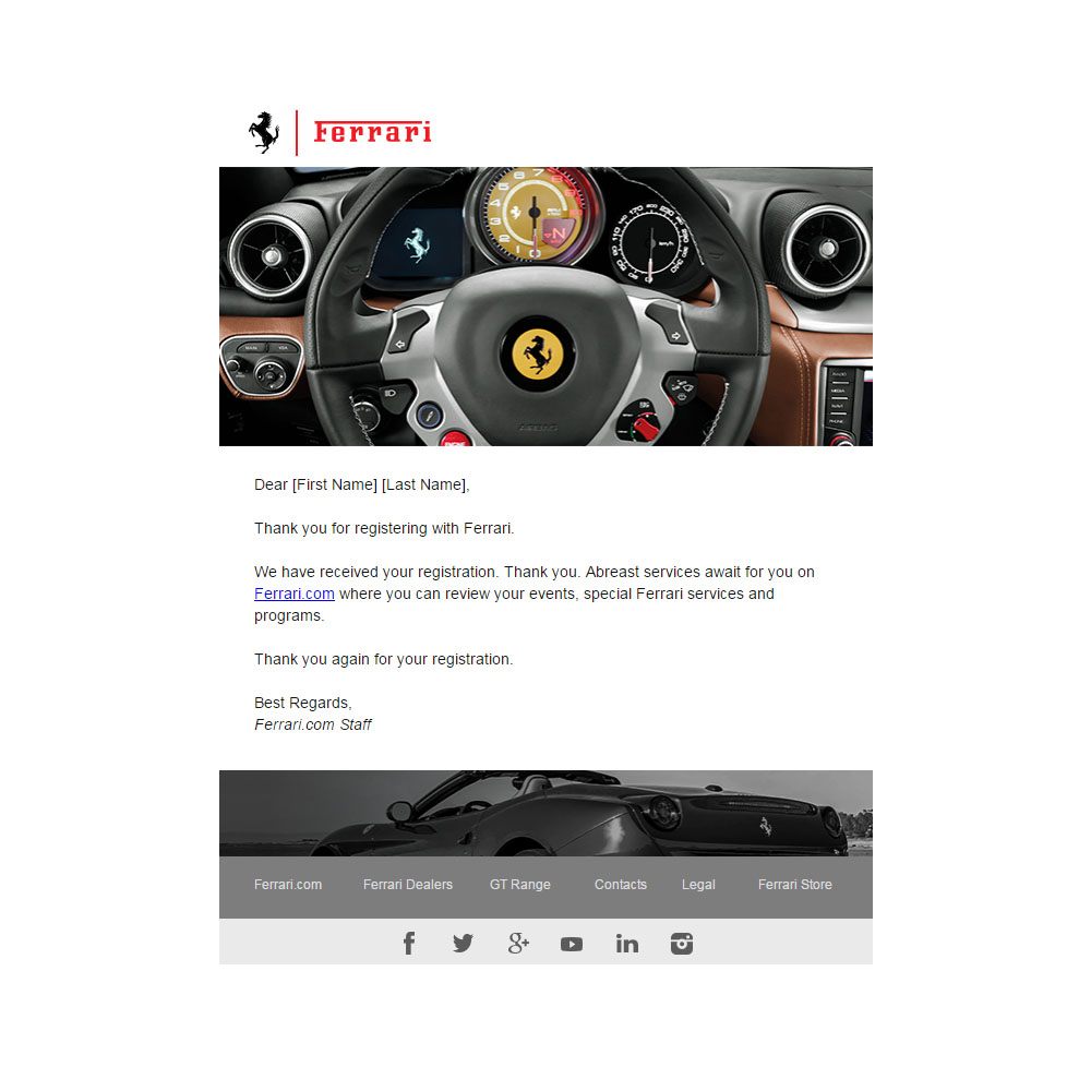 Ferrari Welcome Preview