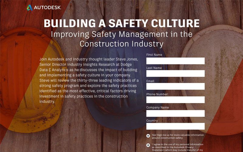 Autodesk Construction Landing Pages