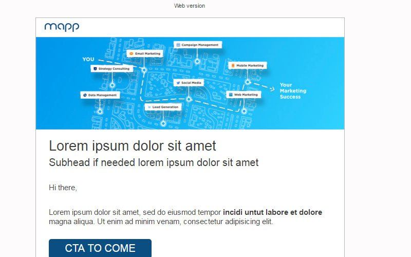 Mapp Digital Email Letterhead
