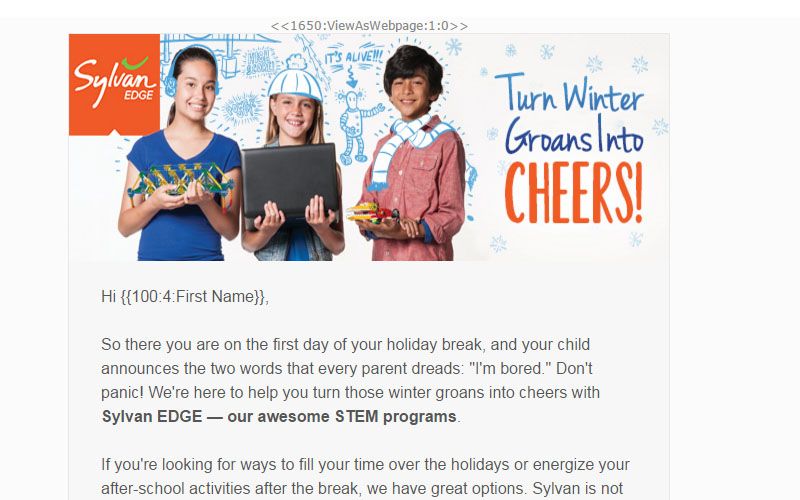 Sylvan Learning Campaigns